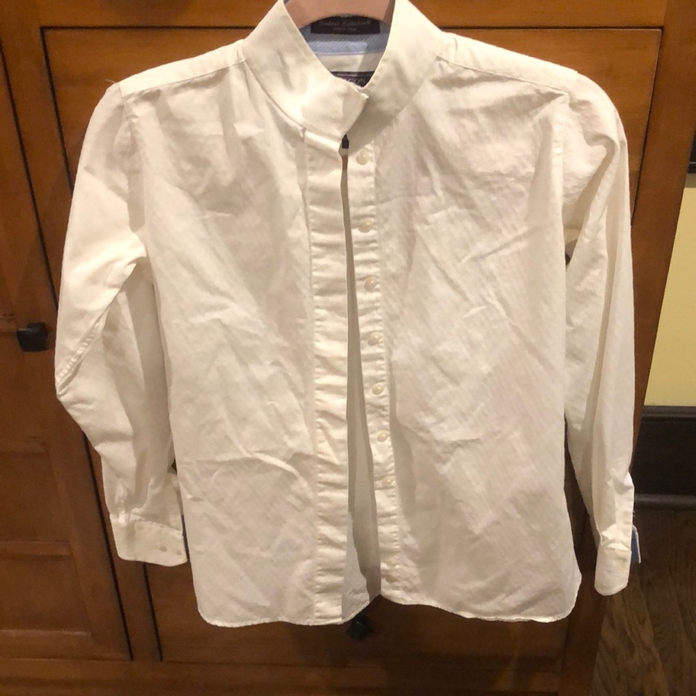 Equestrian Button Down Shirt, size 16 kids